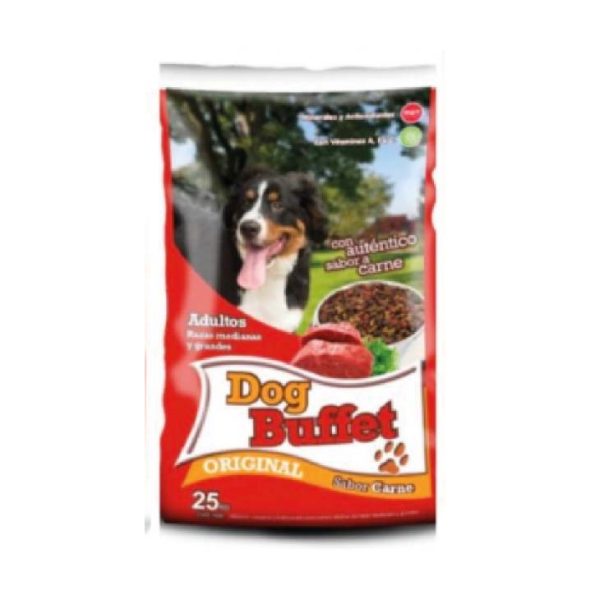 DOG BUFFET ADULTO SABOR CARNE 25 K