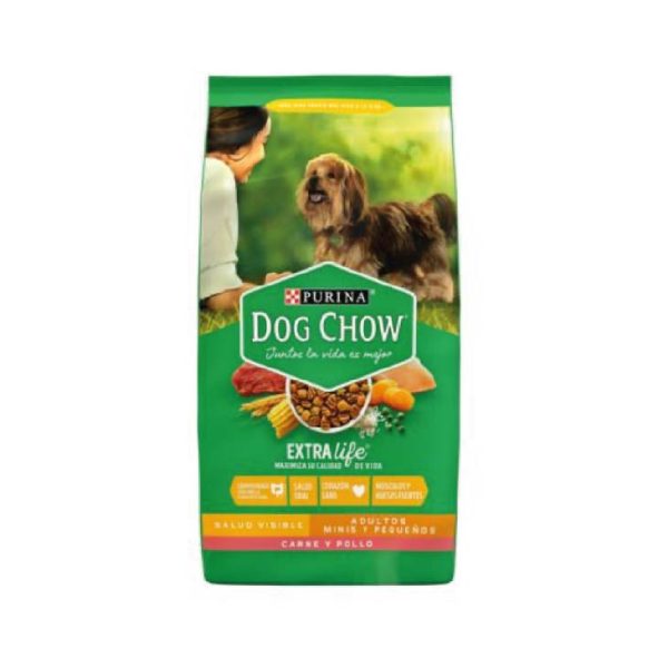 DOG CHOW ADULTO RAZAS PEQUEÑAS SABOR CARNE Y POLLO 24 K