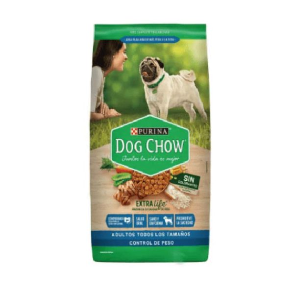 DOG CHOW ADULTOS CONTROL PESO TODOS LOS TAMAÑOS 18 K