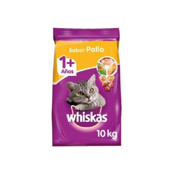 WHISKAS SABOR POLLO 10 K